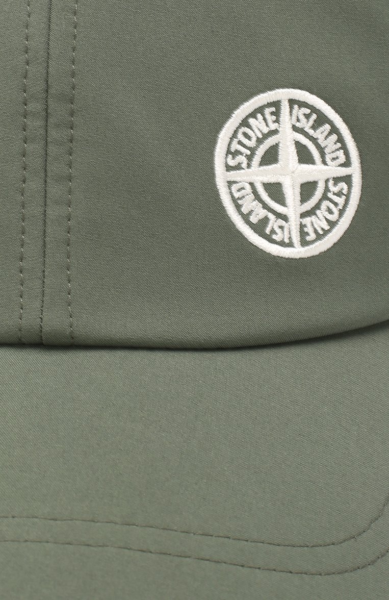 Мужская бейсболка STONE ISLAND хаки цвета, арт. 721599227 | Фото 3 (Материал: Синтетический материал, Текстиль; Нос: Не проставлено)