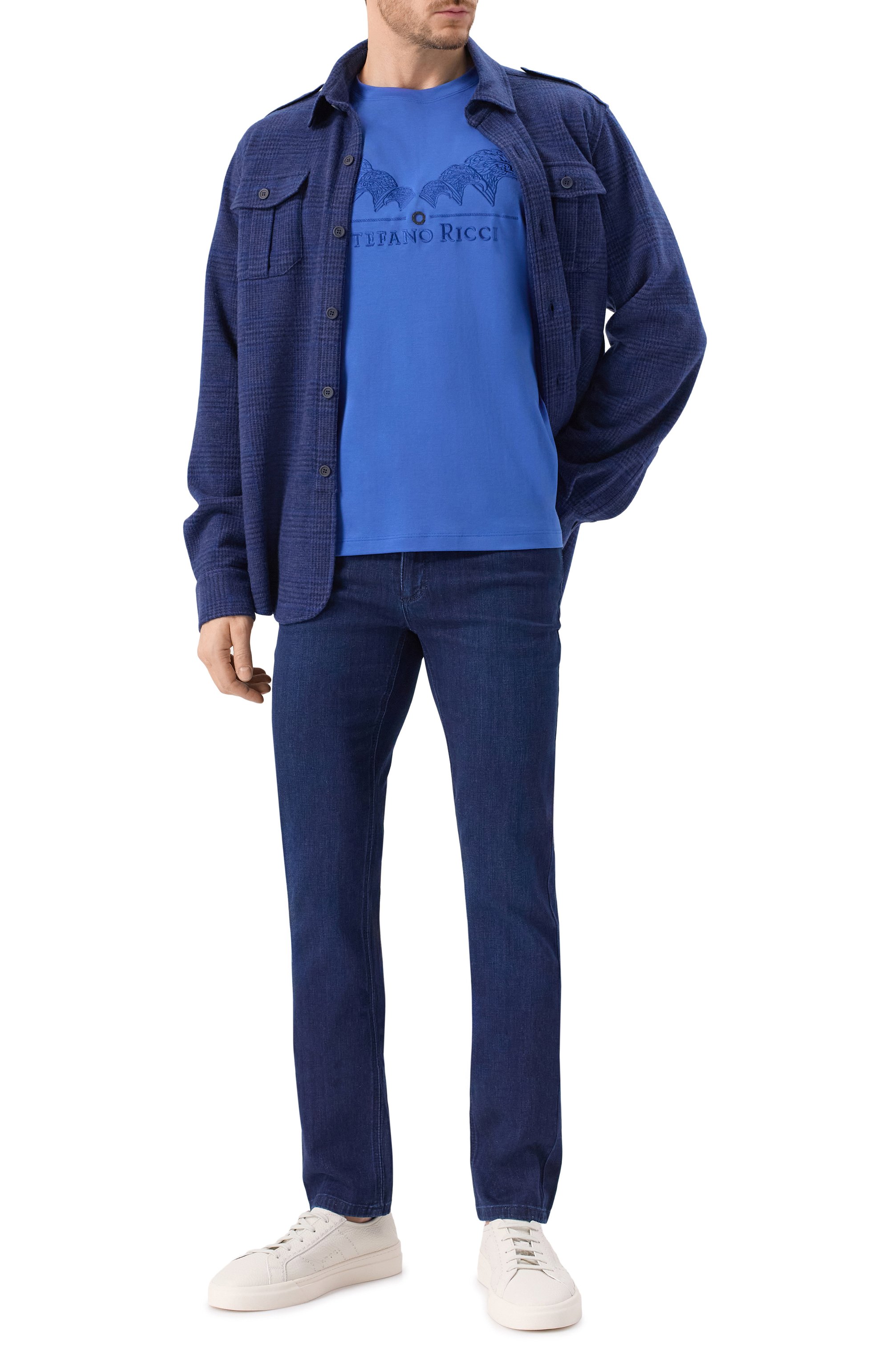 Хлопковая футболка STEFANO RICCI, арт. MNH5103980/LUXT, фото 2