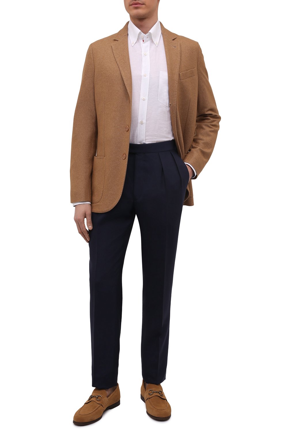 Замшевые лоферы BARRETT светло-коричневого цвета по цене 57650 руб., арт. 221U023.10/LIGHT CASHEMERE, фото 2 Замшевые лоферы BARRETT, арт. 221U023.10/LIGHT CASHEMERE, фото 2