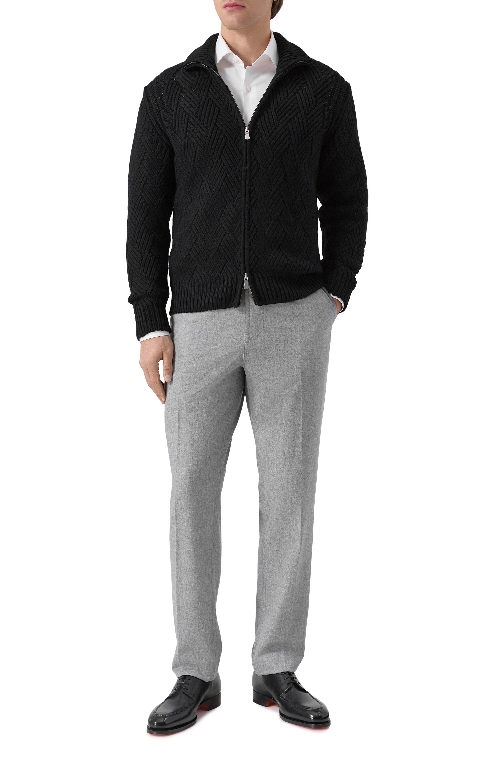 Шерстяные брюки CANALI, арт. U1675/AN00019, фото 2