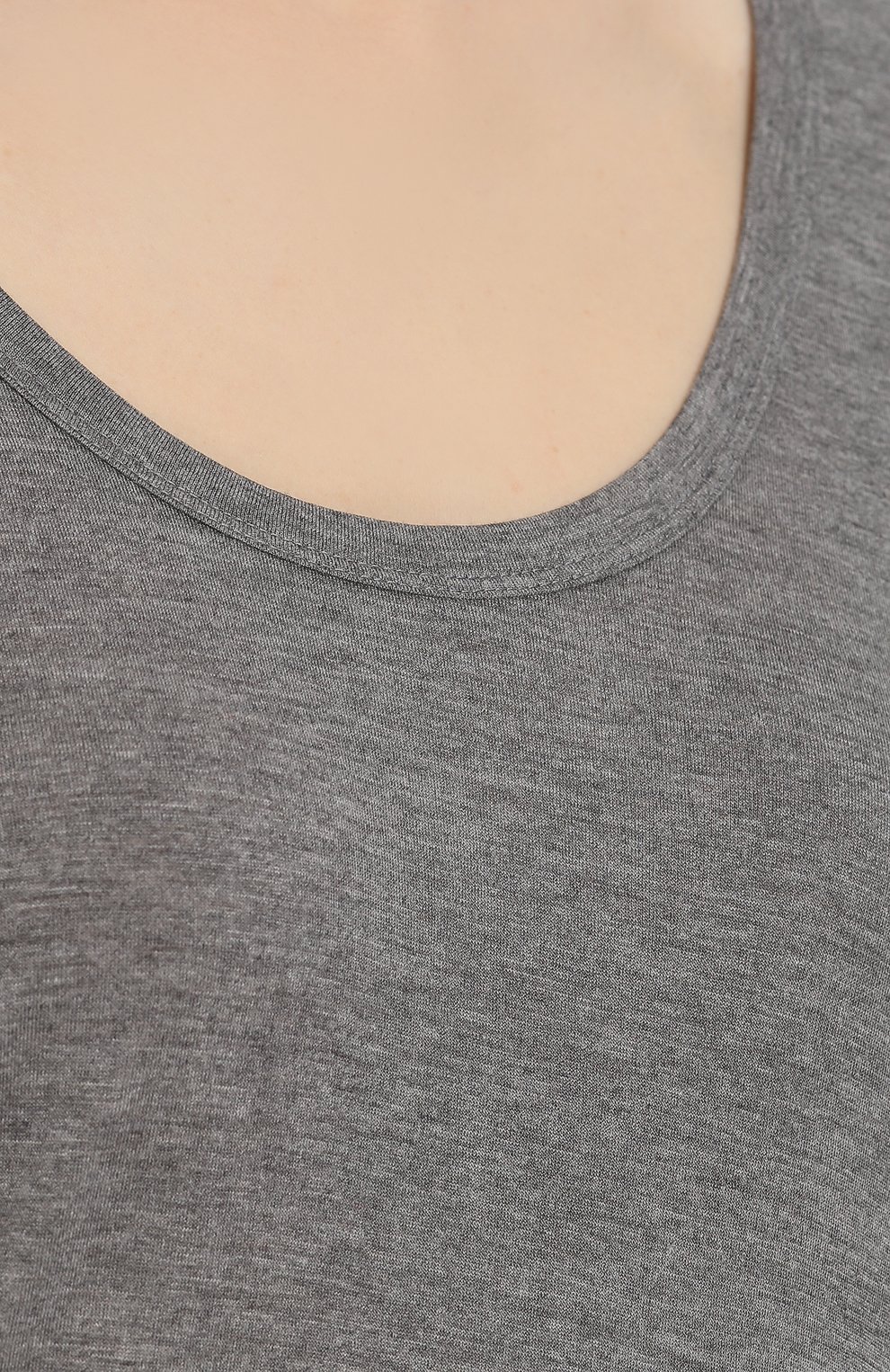 Однотонная футболка с круглым вырезом из вискозы ALEXANDERWANG.T, арт. 4C281004A0, фото 5