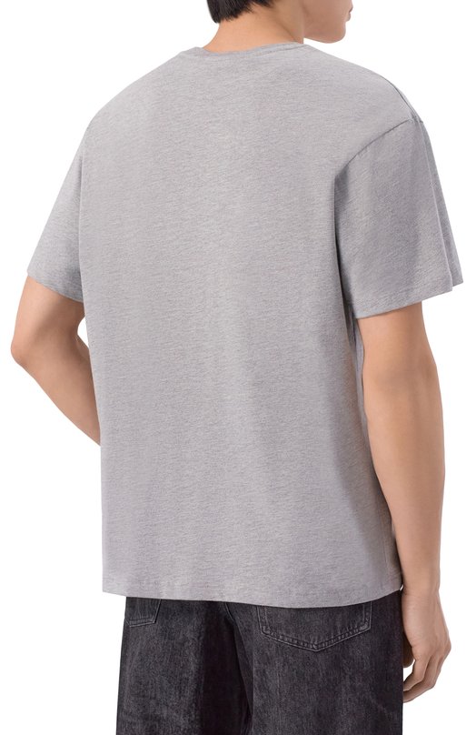 Хлопковая футболка Dirk Bikkembergs BMT1567 Серый  BMT1567 Фото 4