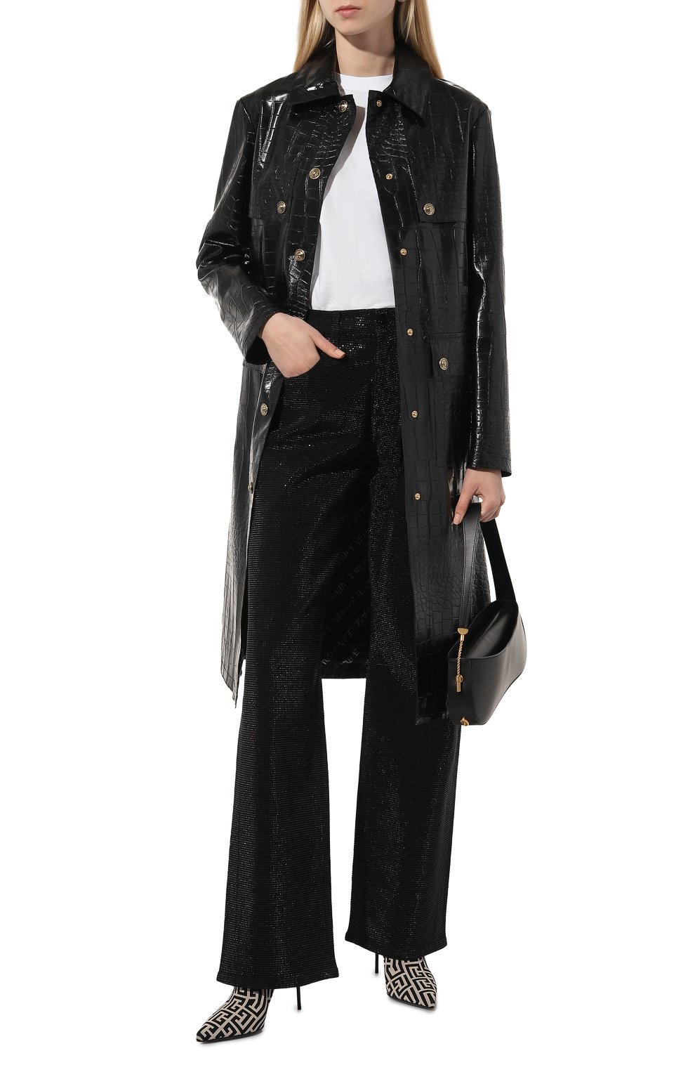 Текстильные ботильоны BALMAIN, арт. AN0TA680TMGK, фото 2