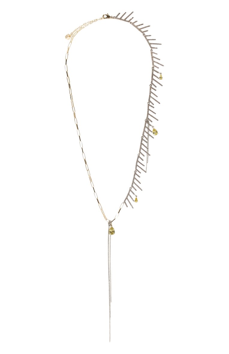 Женское колье mystery mist CAVIAR JEWELLERY желтого цвета, арт. MM009 | Фото 1 (Материал: Металл; Региональные ограничения белый список (Axapta Mercury): Не проставлено; Нос: Не проставлено)
