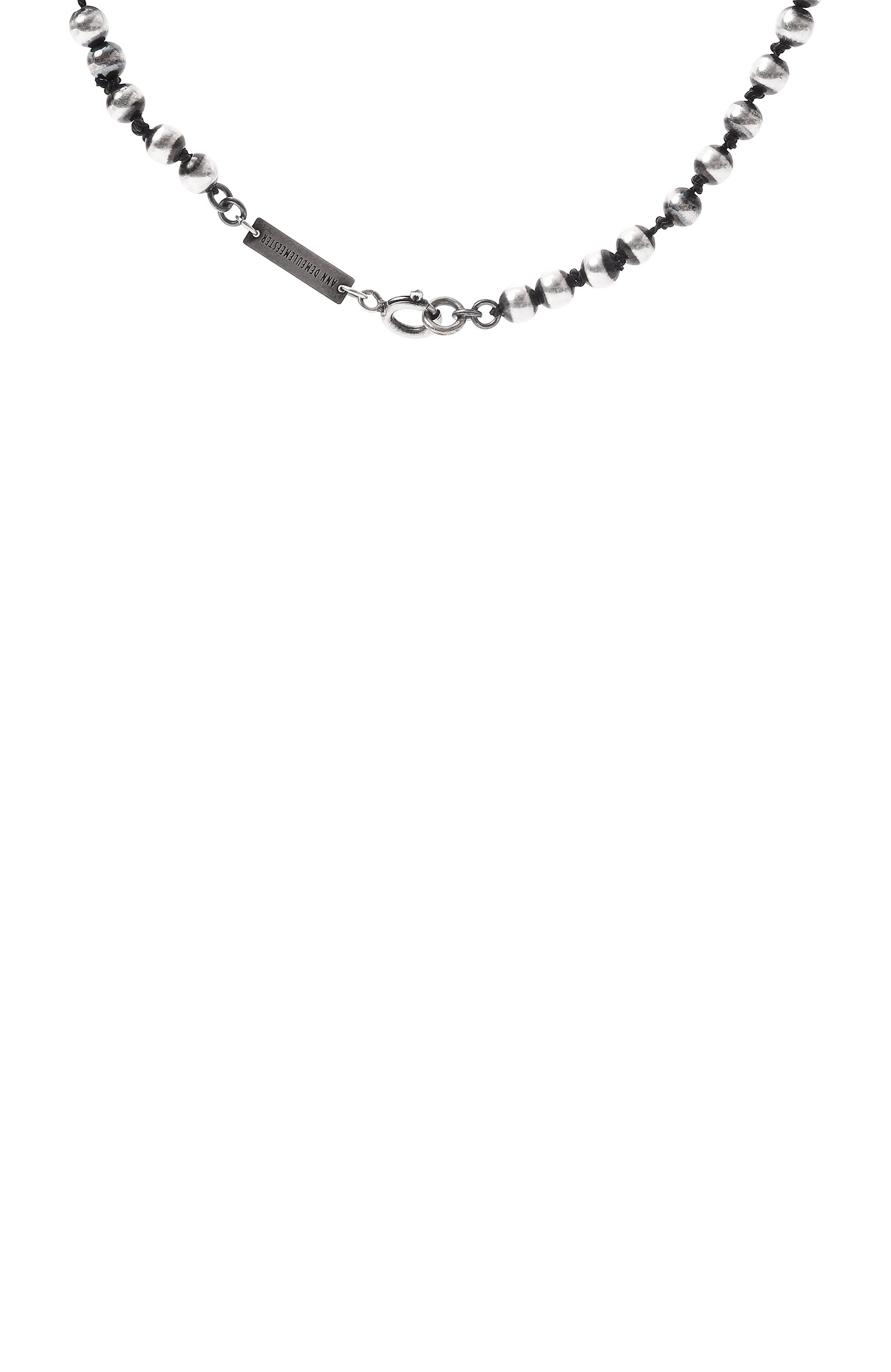 Колье ANN DEMEULEMEESTER серебряного цвета по цене 182500 руб., арт. B0014115/JW020, фото 4 Колье ANN DEMEULEMEESTER, арт. B0014115/JW020, фото 4