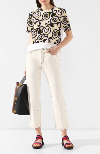 Джинсы прямого кроя MARNI, арт. PAJDK01MQ1/TCX38, фото 2