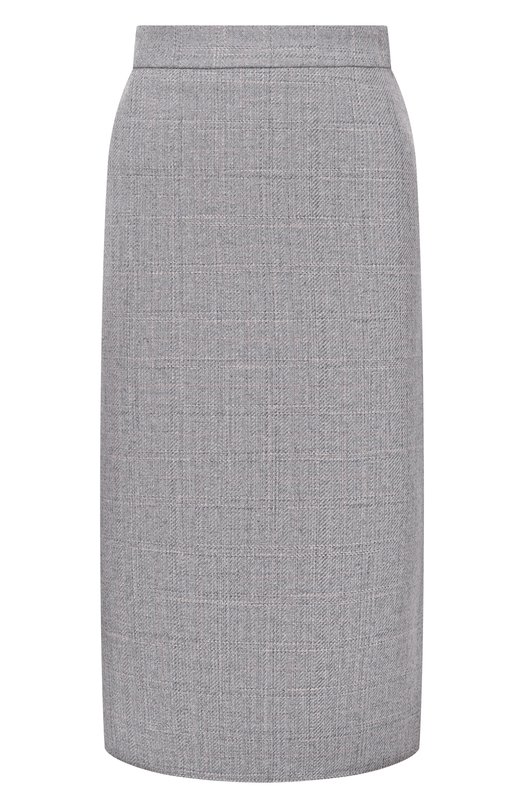Юбка из шерсти и вискозы Lorena Antoniazzi G046B/5024 Серый G046B/5024