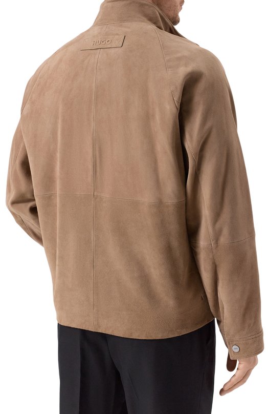 Замшевая куртка HUGO 50553101 Бежевый  50553101 Фото 4