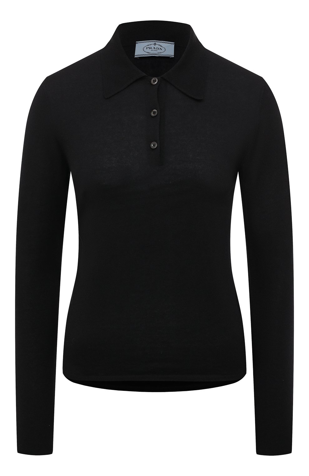 Поло из кашемира и шелка PRADA, арт. P24N1H-10G4-F0002-221, фото 1