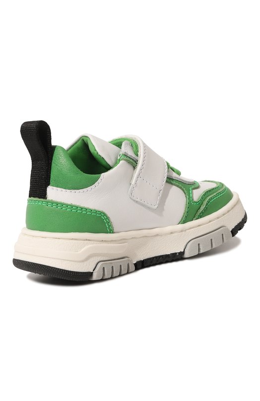 Кожаные кроссовки Moschino Зелёный, фото 3