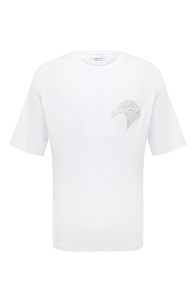 Мужская хлопковая футболка STEFANO RICCI, арт. MNH4103060/LUXT