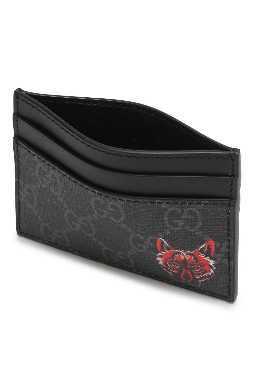 Футляр для кредитных карт gg supreme GUCCI черного цвета по цене 27650 руб., арт. 451277/91PAN, фото 3 Футляр для кредитных карт gg supreme GUCCI, арт. 451277/91PAN, фото 3
