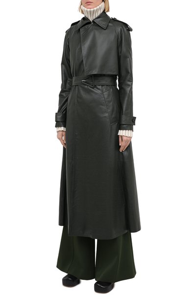 Кожаный тренч BOTTEGA VENETA, арт. 640244/V06E0, фото 3