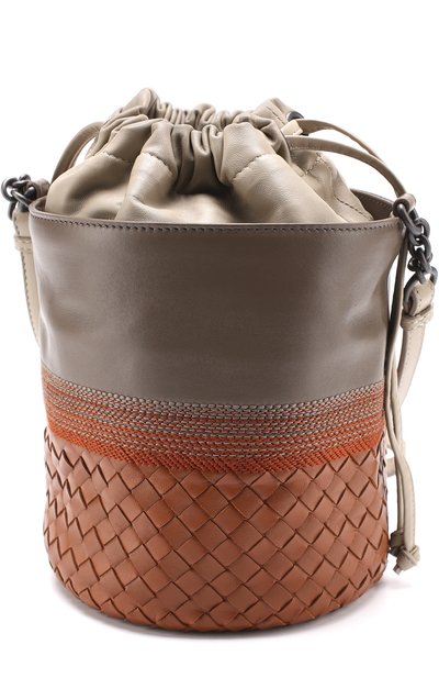 Сумка с плетением intrecciato BOTTEGA VENETA бежевого цвета по цене 160500 руб., арт. 475185/VCJZ0, фото 3 Сумка с плетением intrecciato BOTTEGA VENETA, арт. 475185/VCJZ0, фото 3