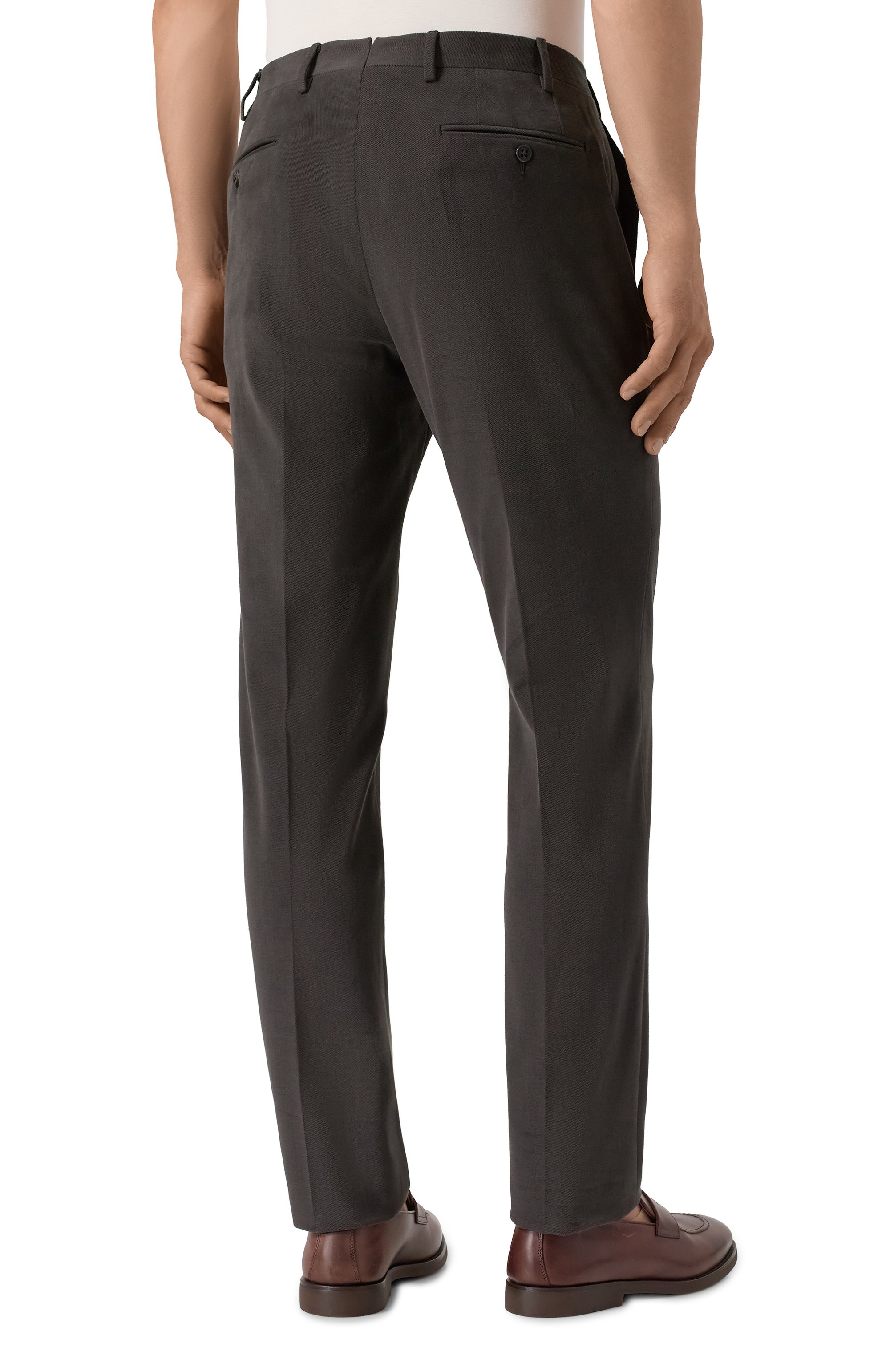 Хлопковые брюки CORNELIANI, арт. 264B01-2618503, фото 4