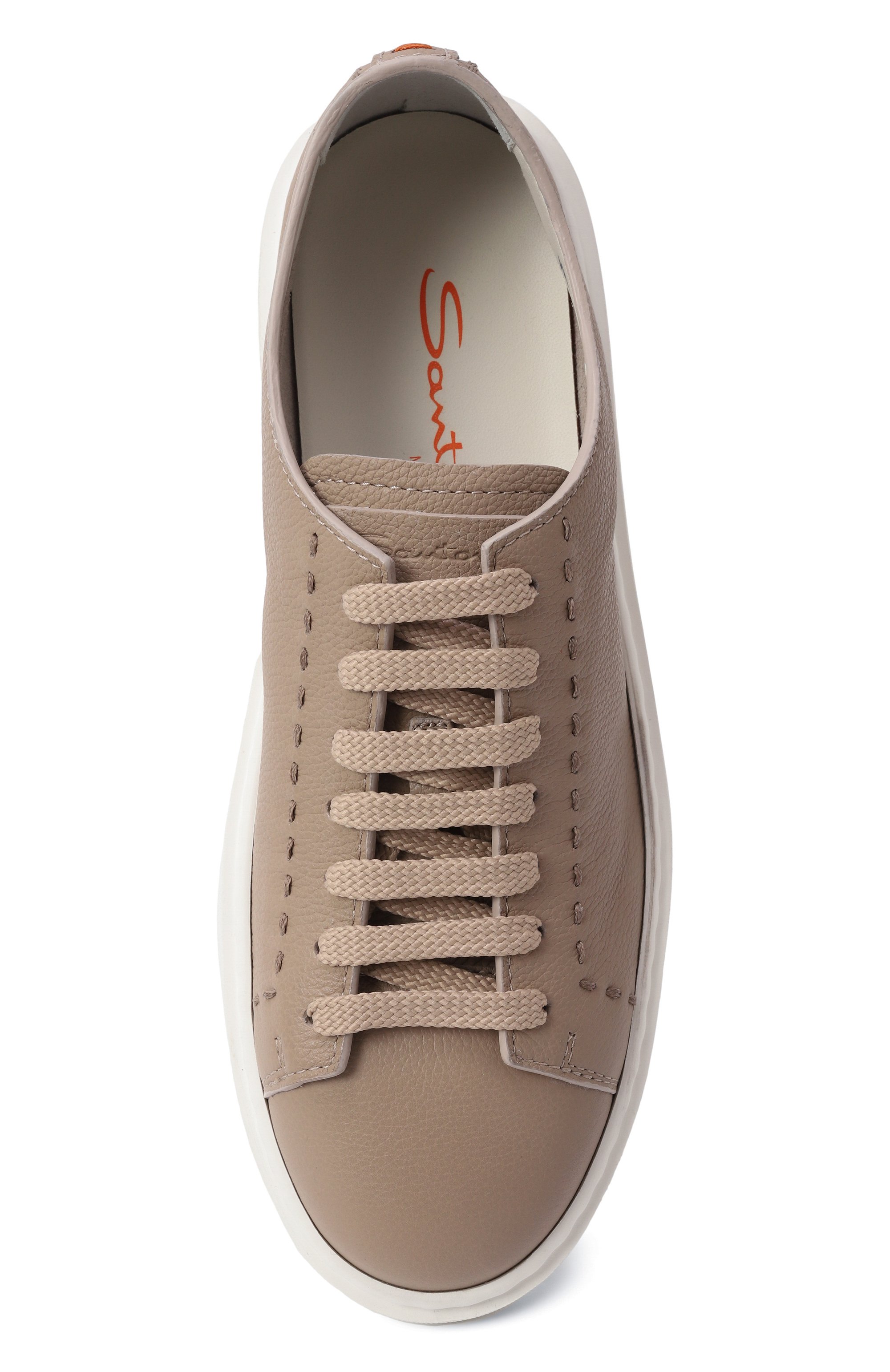 Кожаные кеды SANTONI, арт. WBCG61355BARTDYI, фото 6