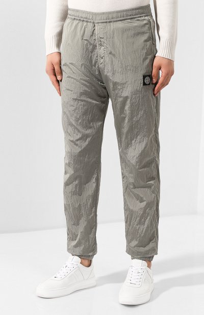 Джоггеры STONE ISLAND серого цвета по цене 47100 руб., арт. 711563136, фото 3 Джоггеры STONE ISLAND, арт. 711563136, фото 3