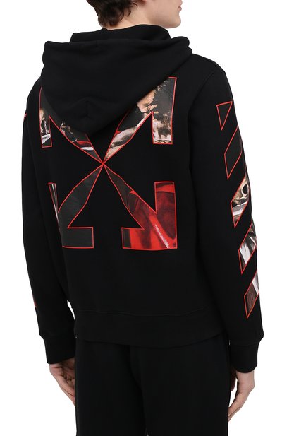 Хлопковое худи OFF-WHITE, арт. 0MBB034R21FLE004, фото 4