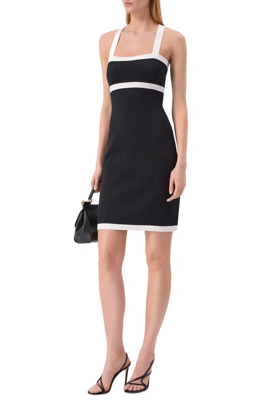 Платье из хлопка и вискозы Nina Ricci 26PMR0023/ML0596 Чёрный  26PMR0023/ML0596 Фото 2