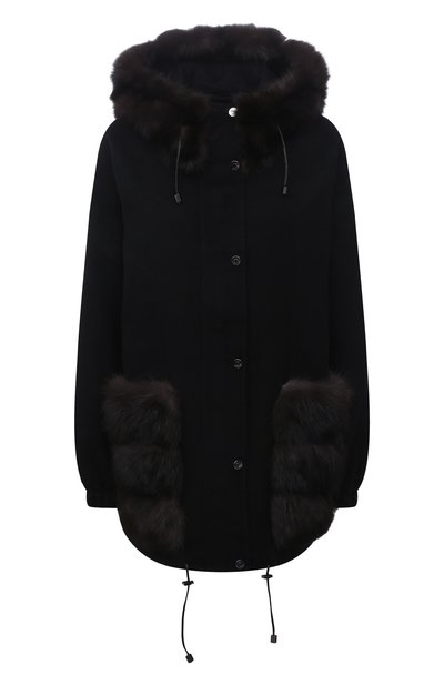 Женская куртка из шерсти и кашемира MANZONI24, арт. 21M824-DB1Z/38-46