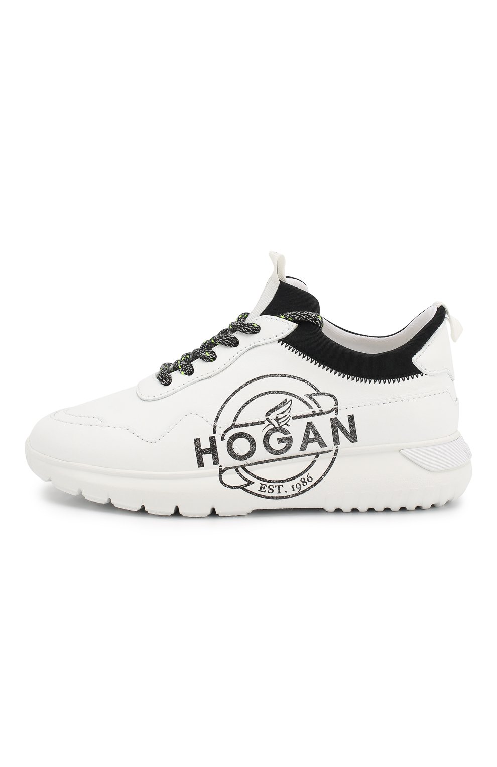 Кожаные кроссовки HOGAN белого цвета по цене 21600 руб., арт. HXC3710BN20JGH, фото 2 Кожаные кроссовки HOGAN, арт. HXC3710BN20JGH, фото 2