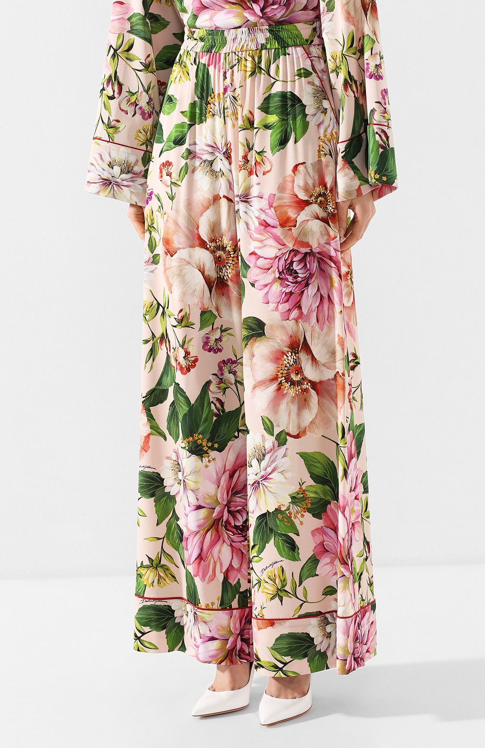 Шелковые брюки DOLCE & GABBANA, арт. FTA0ZT/FSAZK, фото 3