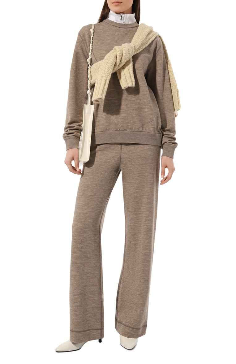 Свитшот из хлопка и шерсти JIL SANDER, арт. J40NH0009/J20083, фото 1