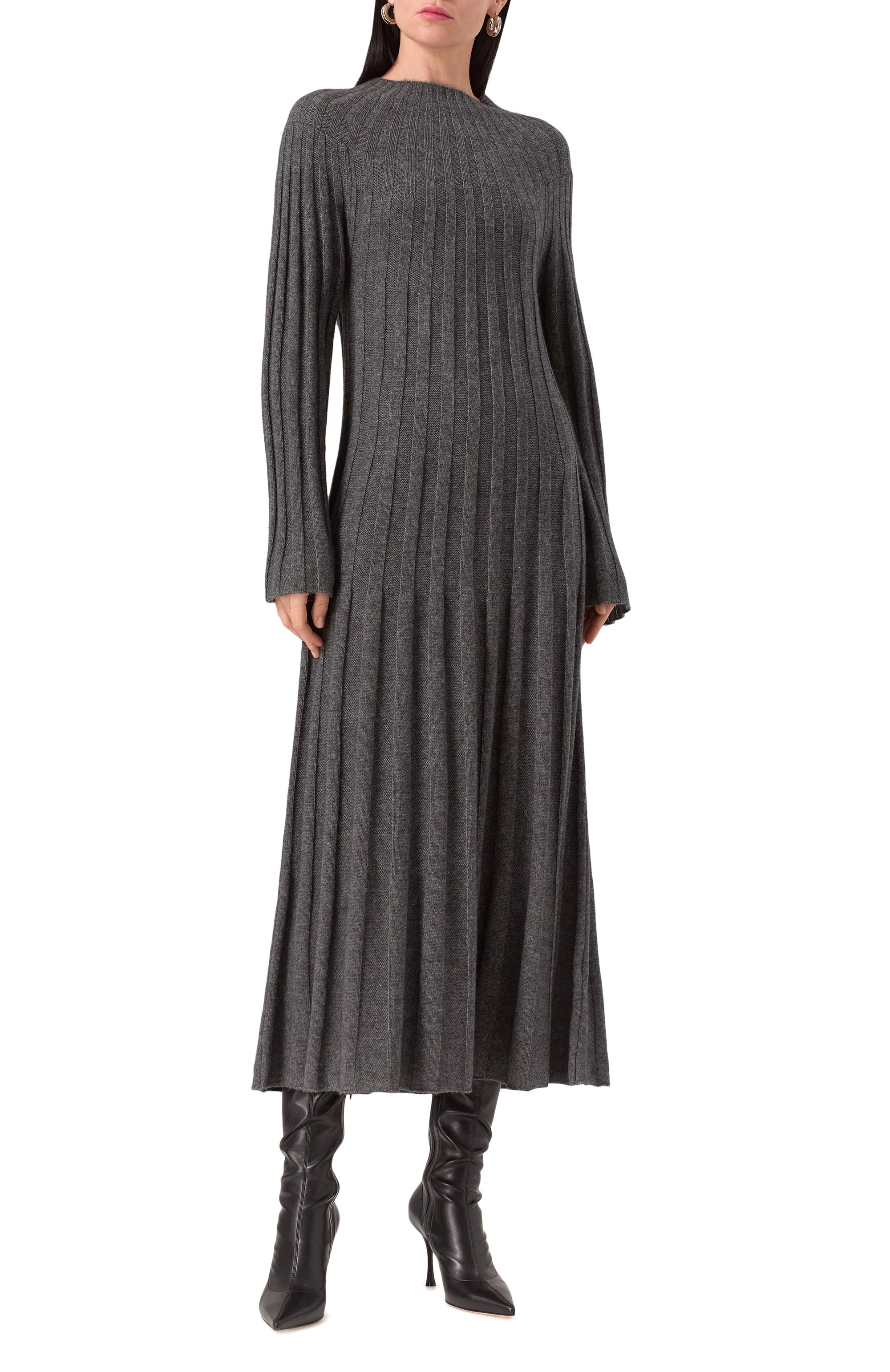 Платье из шерсти и кашемира LOULOU DE SAISON, арт. IRMA, фото 3