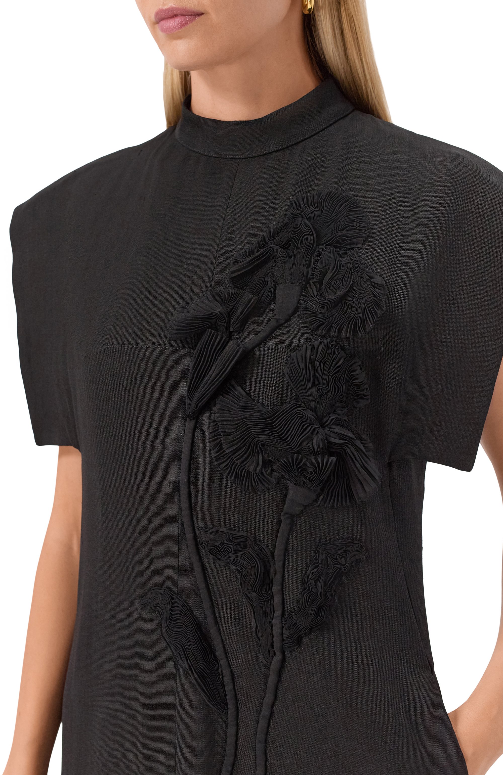 Платье из вискозы и шелка JIL SANDER, арт. J03CT0468/J65005, фото 5