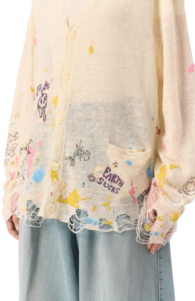 Льняной кардиган R13, арт. R13WY200-Y204B, фото 5