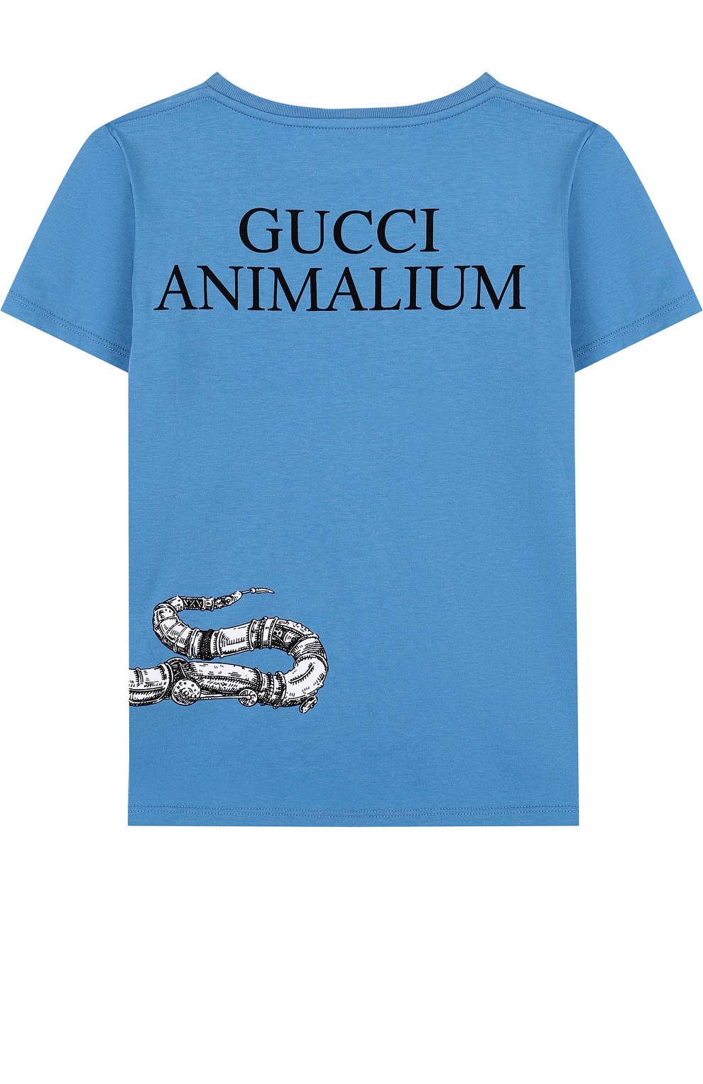 Хлопковая футболка с принтом GUCCI, арт. 498013/X3I64, фото 2