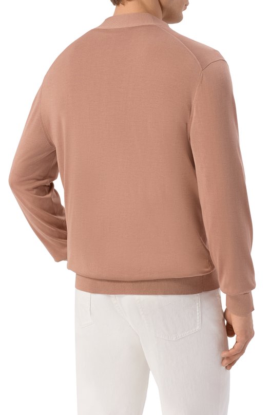 Шелковый кардиган 12 STOREEZ 137299 Розовый  137299 Фото 4