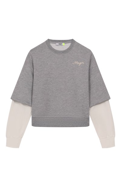 Хлопковый свитшот MSGM KIDS, арт. F5MSJBSW258