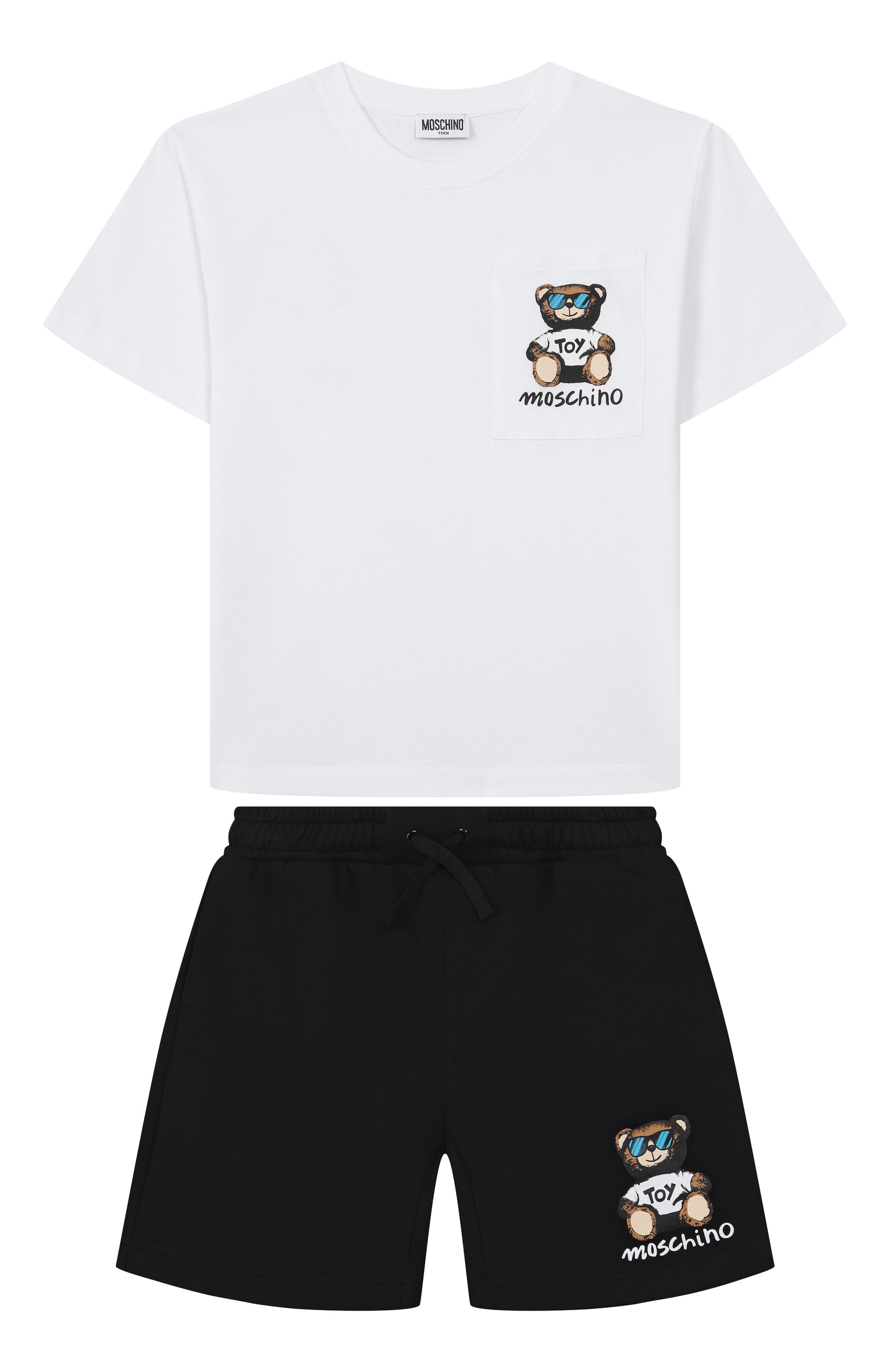 Комплект из футболки и шорт MOSCHINO, арт. HUG00R/LCA32/10-14, фото 1