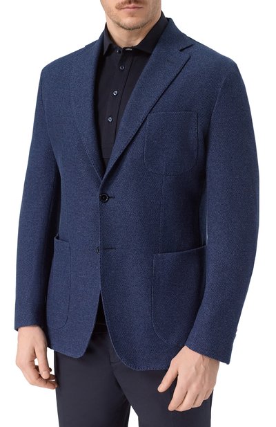 Хлопковый пиджак MVST, арт. TRIC0TT0N 40886, фото 4