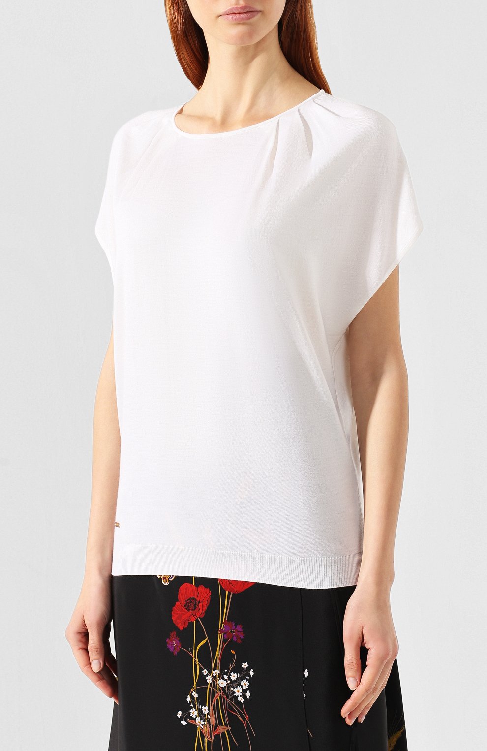 Топ из смеси шерсти и шелка LANVIN, арт. RW-T0659M-MA05-P19, фото 3