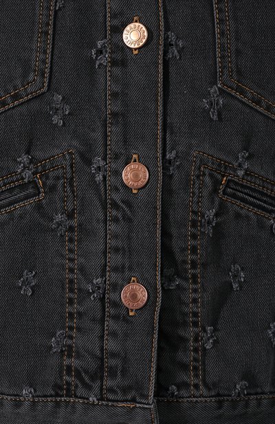 Джинсовая куртка ISABEL MARANT ETOILE черного цвета по цене 34100 руб., арт. VE0908-19P012E/L0FTY, фото 5 Джинсовая куртка ISABEL MARANT ETOILE, арт. VE0908-19P012E/L0FTY, фото 5