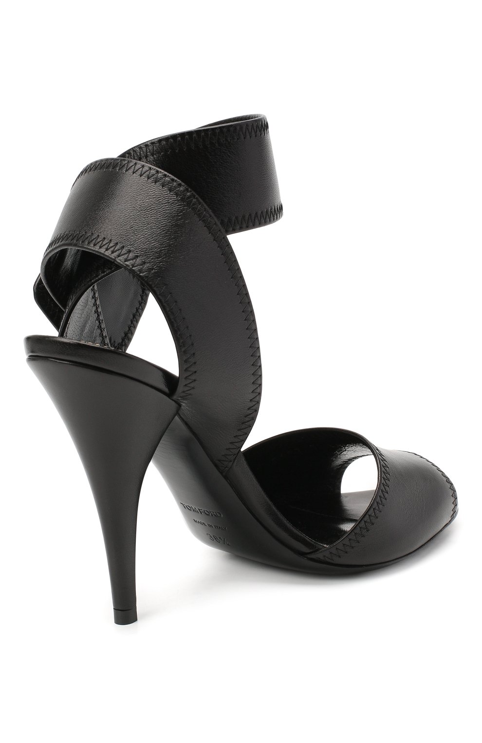 Кожаные босоножки TOM FORD, арт. W2687T-LSP002, фото 4