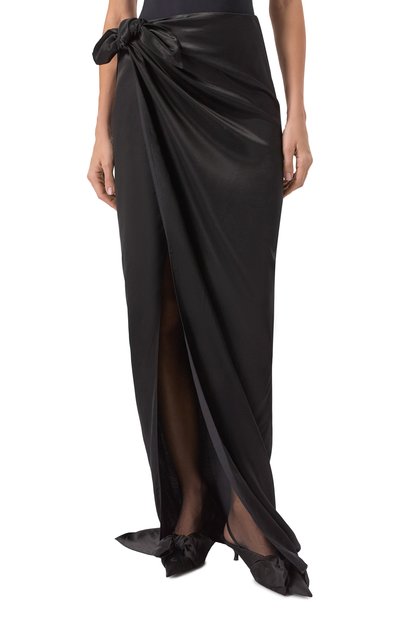 Атласная юбка BALENCIAGA, арт. 807478/TL028, фото 3