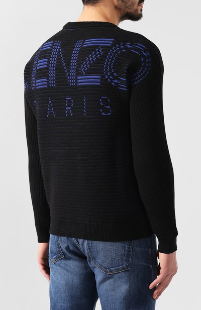 Джемпер из смеси хлопка и шерсти KENZO, арт. 5PU2043BA, фото 4