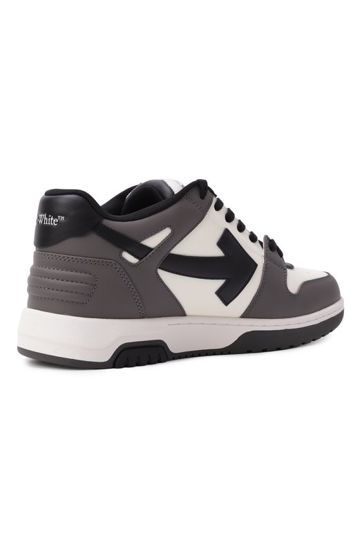 Кожаные кеды Out of Office Off-White 0MIA189C99LEA013 Серый  0MIA189C99LEA013 Фото 5
