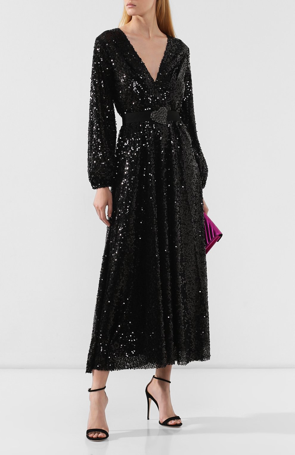 Платье с пайетками IN THE MOOD FOR LOVE черного цвета по цене 68400 руб., арт. CHER DRESS, фото 2 Платье с пайетками IN THE MOOD FOR LOVE, арт. CHER DRESS, фото 2