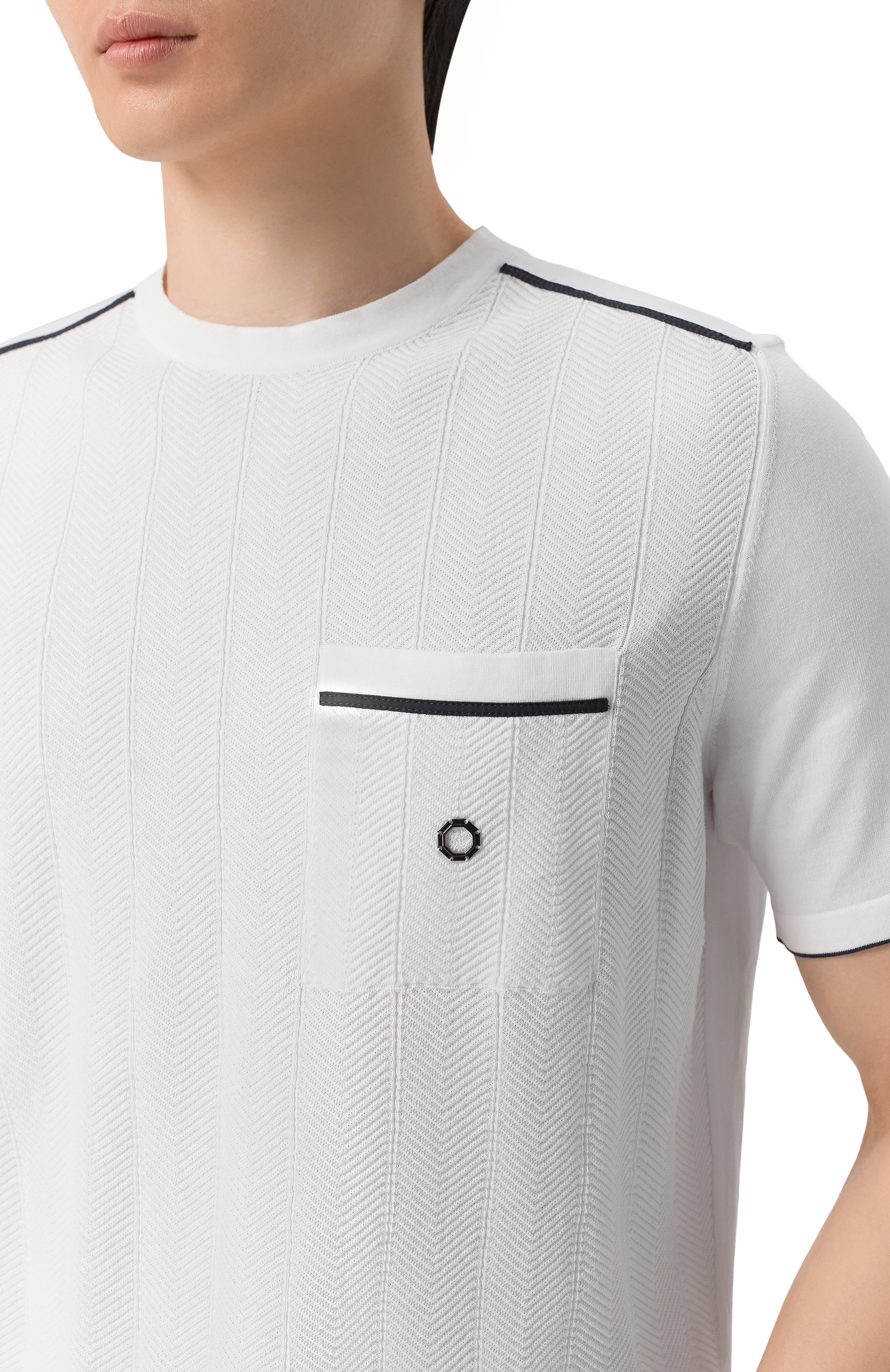 Хлопковая футболка STEFANO RICCI, арт. K818113G10/F26279, фото 5