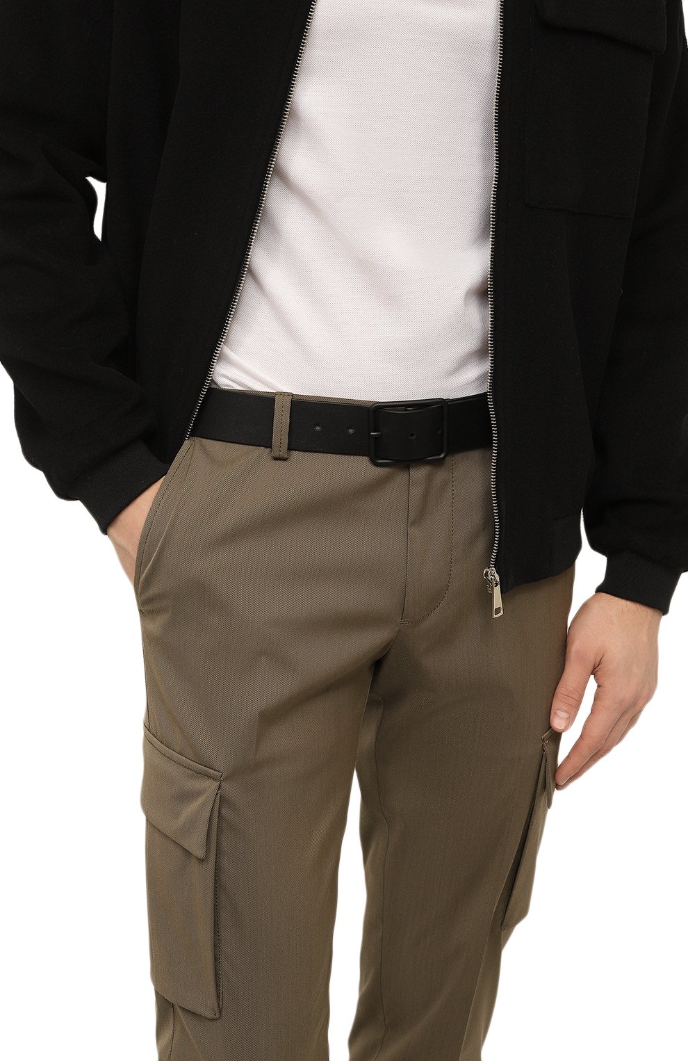 Кожаный ремень ALEXANDER MCQUEEN, арт. 689540/1AAJF1070, фото 2