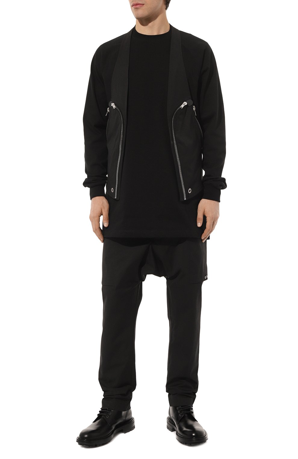 Хлопковый жилет RICK OWENS, арт. RU01C4763/TE, фото 2