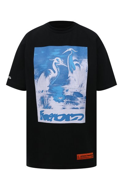 Женская хлопковая футболка HERON PRESTON, арт. HWAA023R21JER0031040