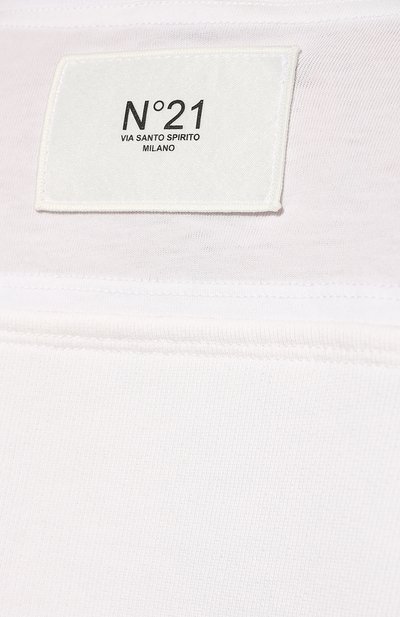Хлопковая футболка N21, арт. 22E N2M0/F161/4203, фото 5