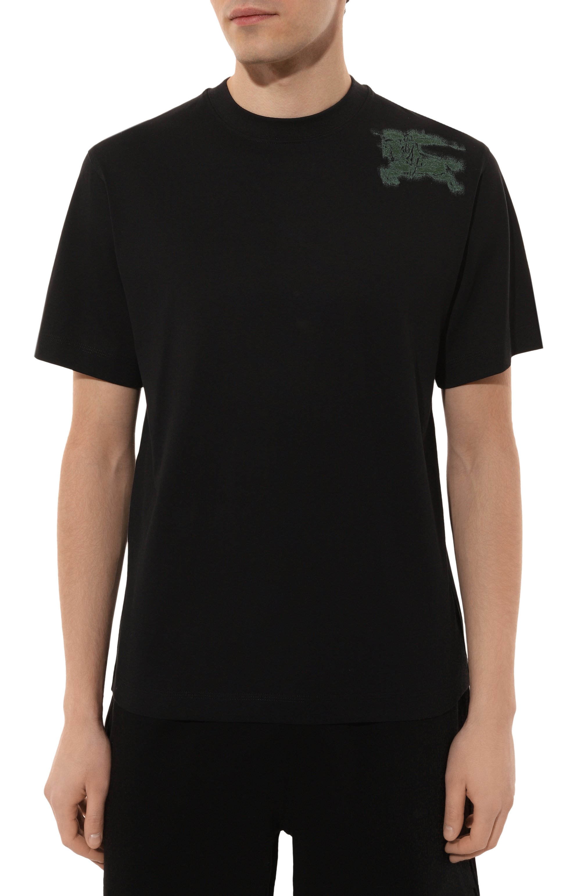 Хлопковая футболка BURBERRY, арт. 8090540, фото 3