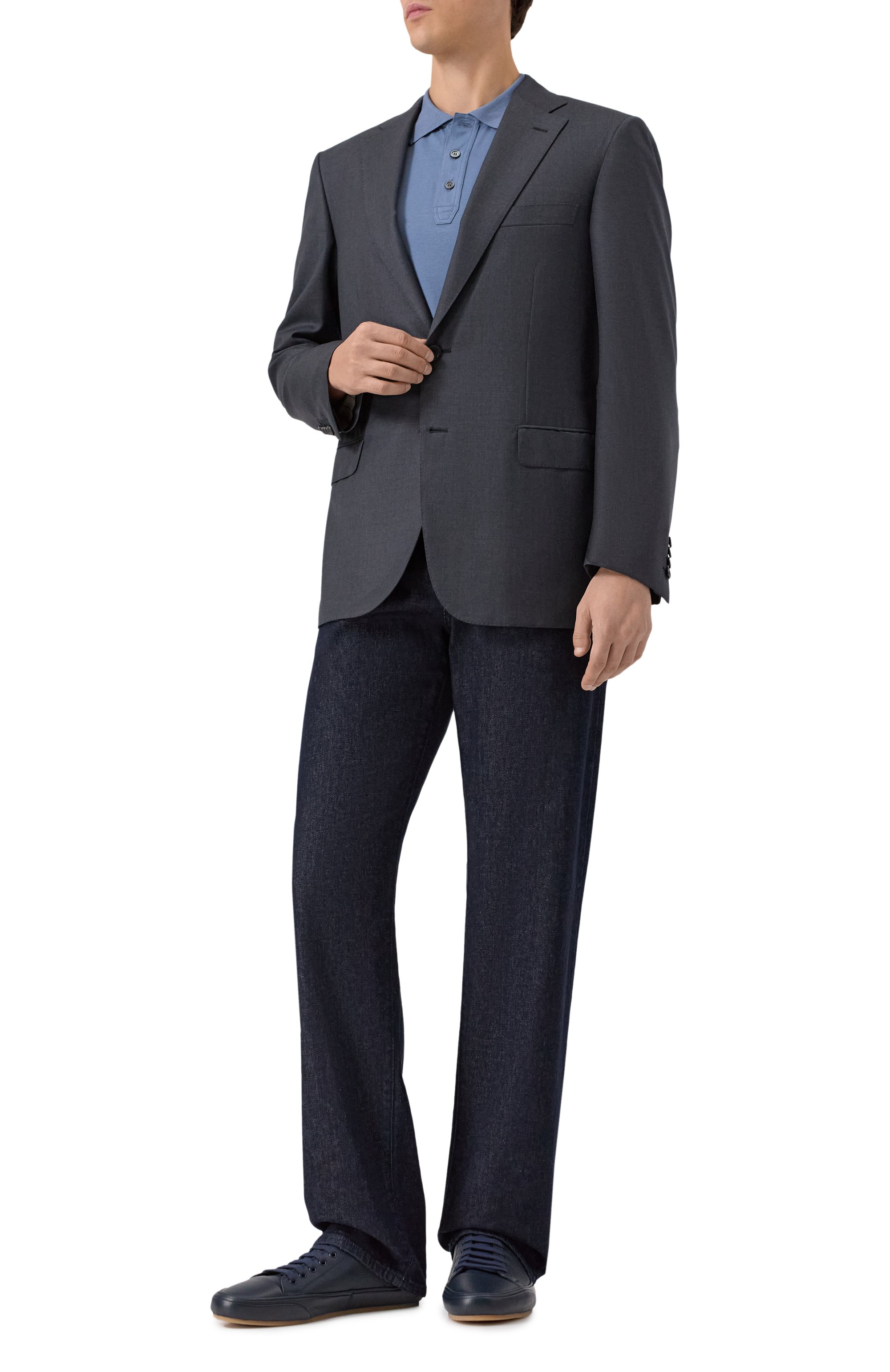 Хлопковое поло BRIONI, арт. UJPM0L/0A613, фото 2