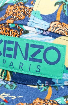 Детская хлопковая бейсболка KENZO разноцветного цвета, арт. KN90528/2A-4A | Фото 3 (Материал: Текстиль, Хлопок; Материал внутренний: Не назначено; Материал сплава: Проставлено; Нос: Не проставлено; Статус проверки: Проверена категория)